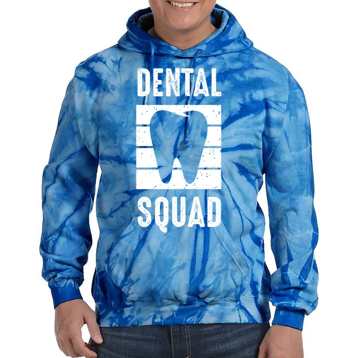 Dental Squad Costume For Dental Assistant Gift Tie Dye Hoodie