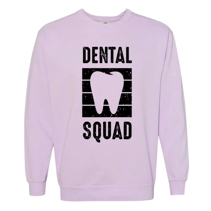 Dental Squad Costume For Dental Assistant Gift Garment-Dyed Sweatshirt