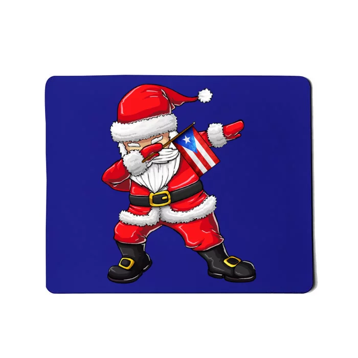 Dabbing Santa Claus From Puerto Rico Xmas Gift Mousepad