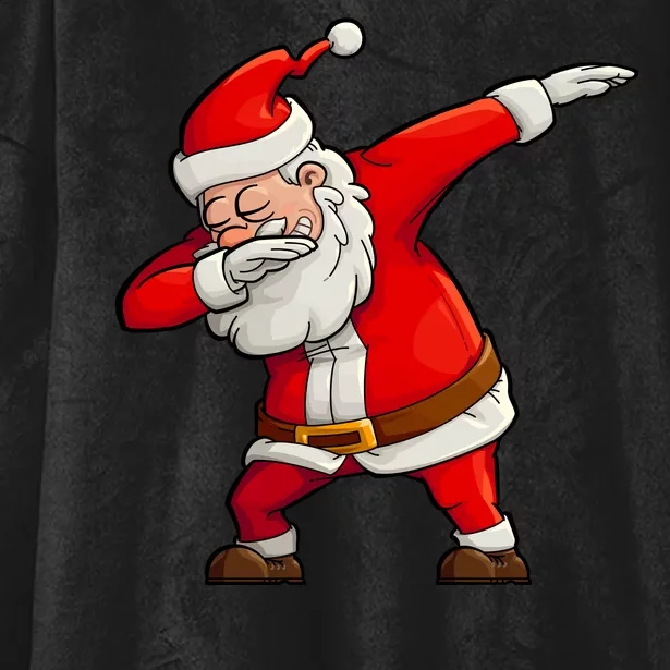 Dabbing Santa Claus Hooded Wearable Blanket