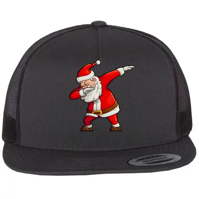 Dabbing Santa Claus Flat Bill Trucker Hat