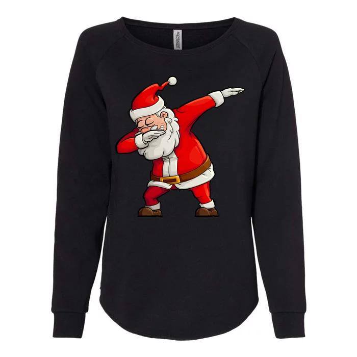 Dabbing Santa Claus Womens California Wash Sweatshirt