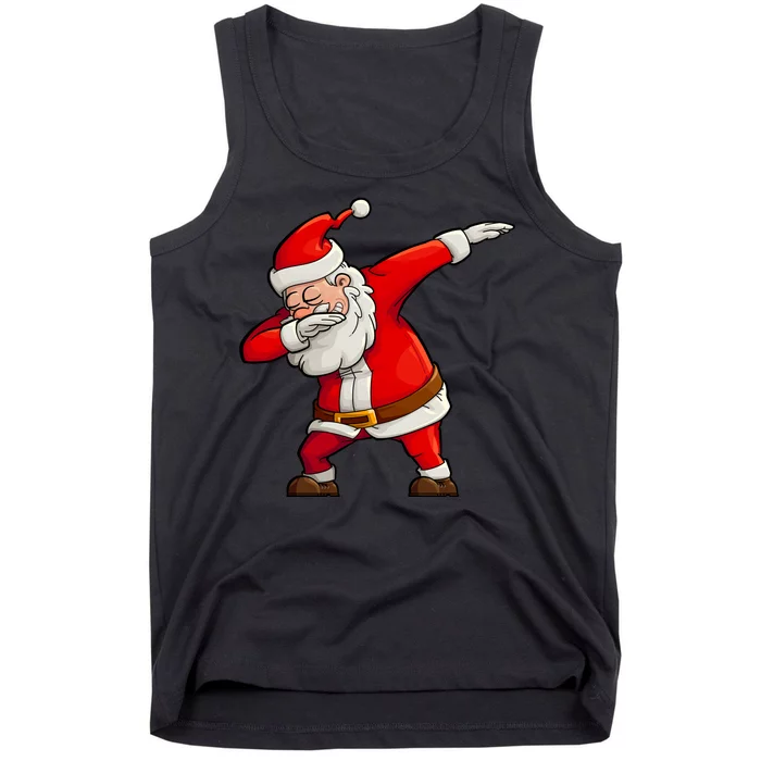 Dabbing Santa Claus Tank Top