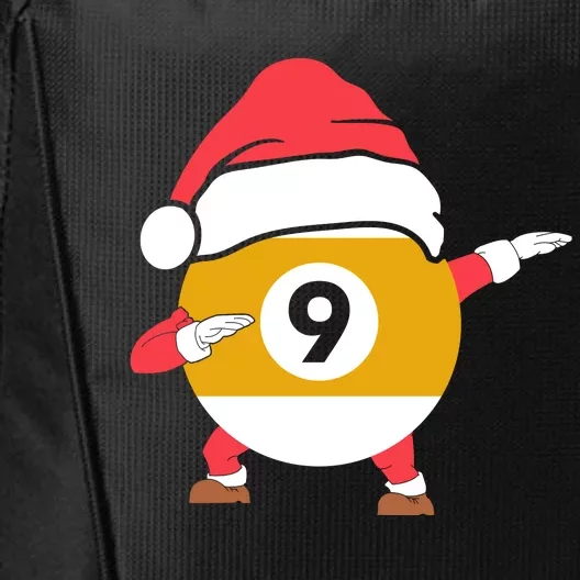 Dabbing Santa Claus Christmas Funny Pool Billiards Xmas Sport City Backpack