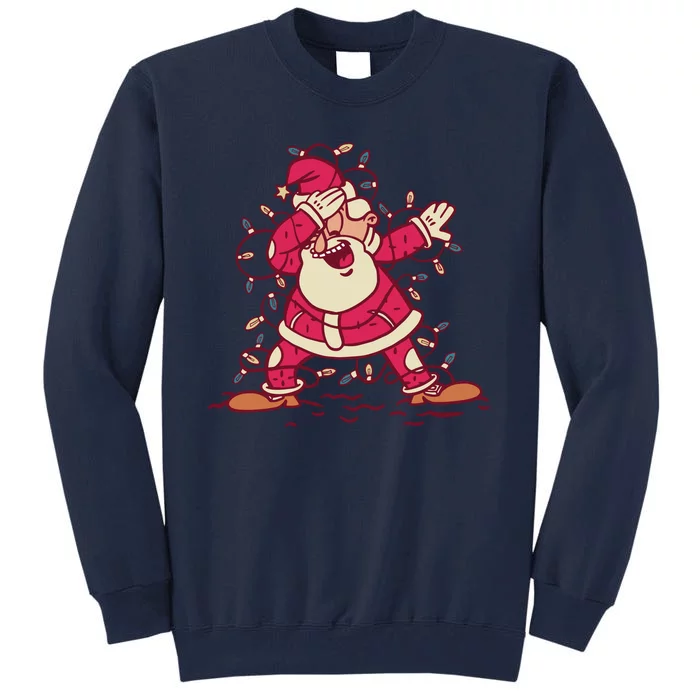 Dabbing Santa Cartoon Tall Sweatshirt