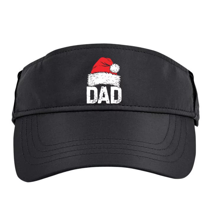 Dad Santa Christmas Family Matching Pajamas Papa Xmas Father Adult Drive Performance Visor