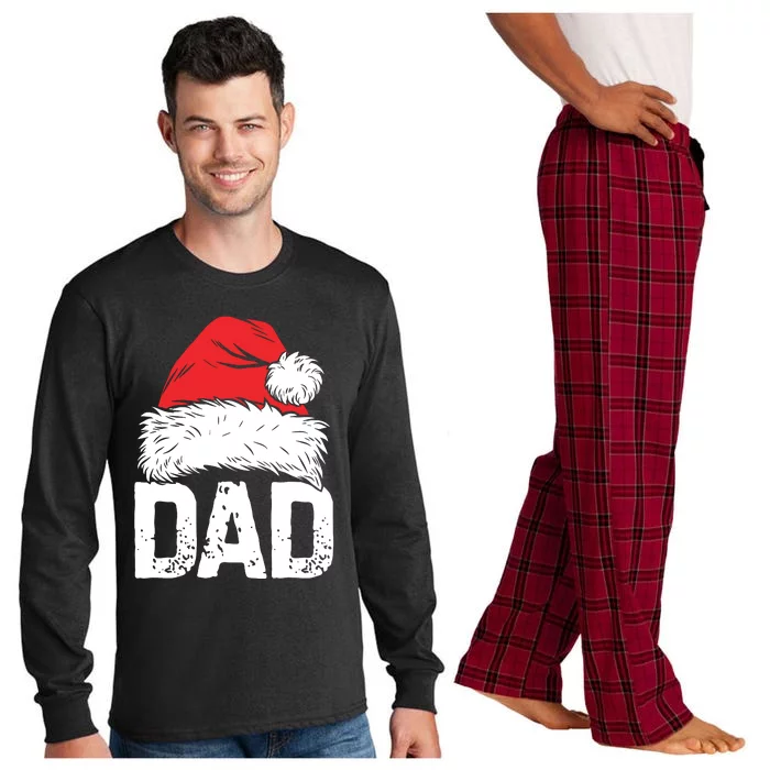 Dad Santa Christmas Family Matching Pajamas Papa Xmas Father Long Sleeve Pajama Set