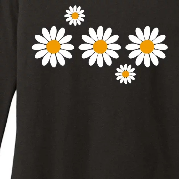 Daisy Spring Cute Floral Womens CVC Long Sleeve Shirt