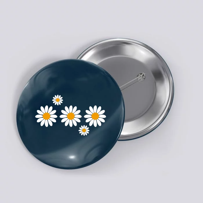 Daisy Spring Cute Floral Button