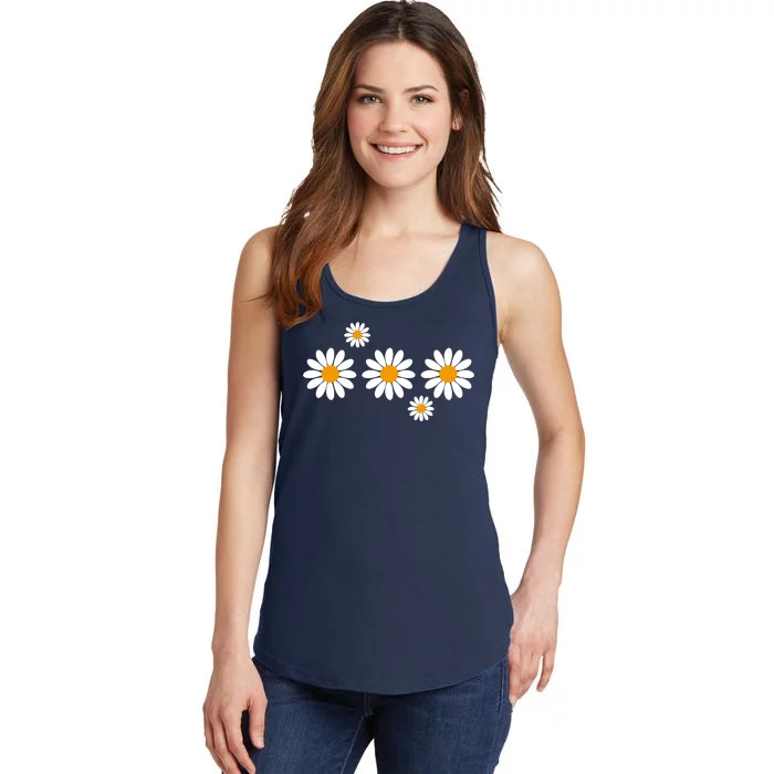 Daisy Spring Cute Floral Ladies Essential Tank