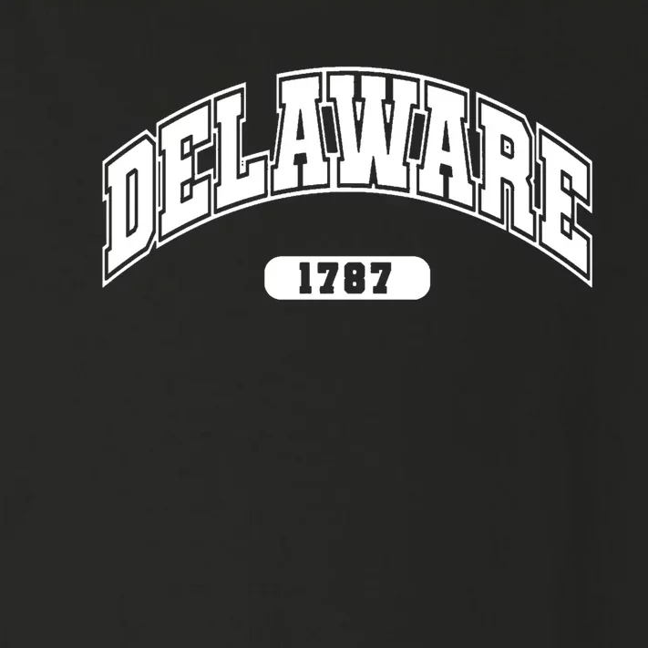 Delaware State Collegiate Style 1787 Toddler Long Sleeve Shirt