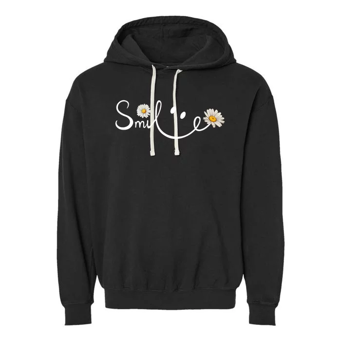 Daisy Smile Cute Gift Garment-Dyed Fleece Hoodie