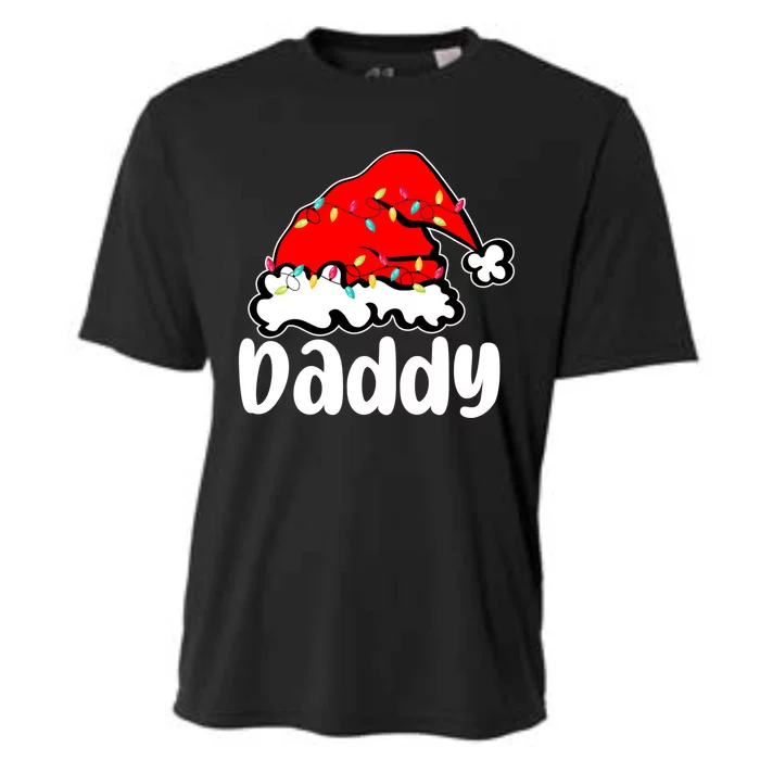 Daddy Santa Claus Hat Christmas Matching Family Group Pajama Cute Gift Cooling Performance Crew T-Shirt