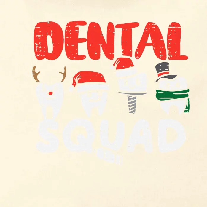 Dental Squad Christmas Gift for Dentist Assistants Zip Tote Bag