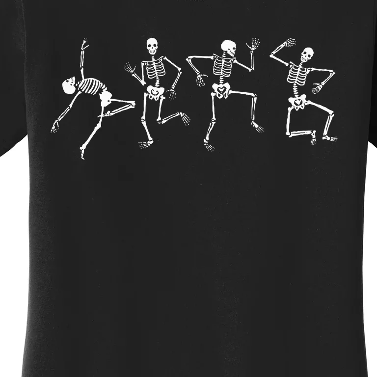 Dancing Skeleton Cool Skull Design Birthday halloween Women's T-Shirt