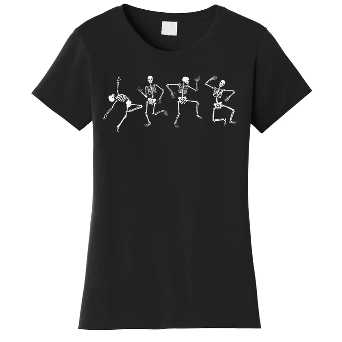 Dancing Skeleton Cool Skull Design Birthday halloween Women's T-Shirt