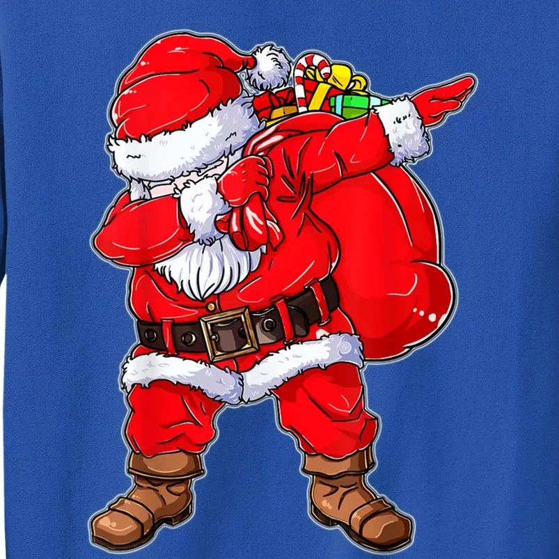 Dabbing Santa Christmas With Santa Hat For Boys Girls Xmas Gift Sweatshirt