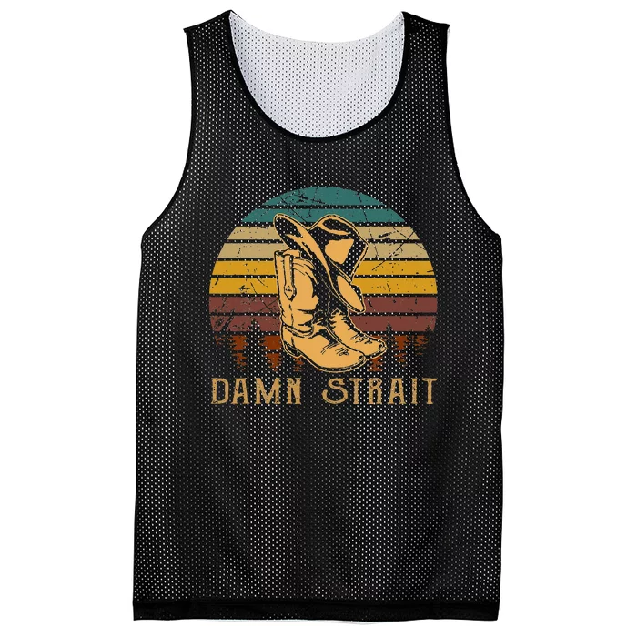 Damn S.T.R.A.I.T Cowboys Boots Hat Sand Cowgirl Western Mesh Reversible Basketball Jersey Tank