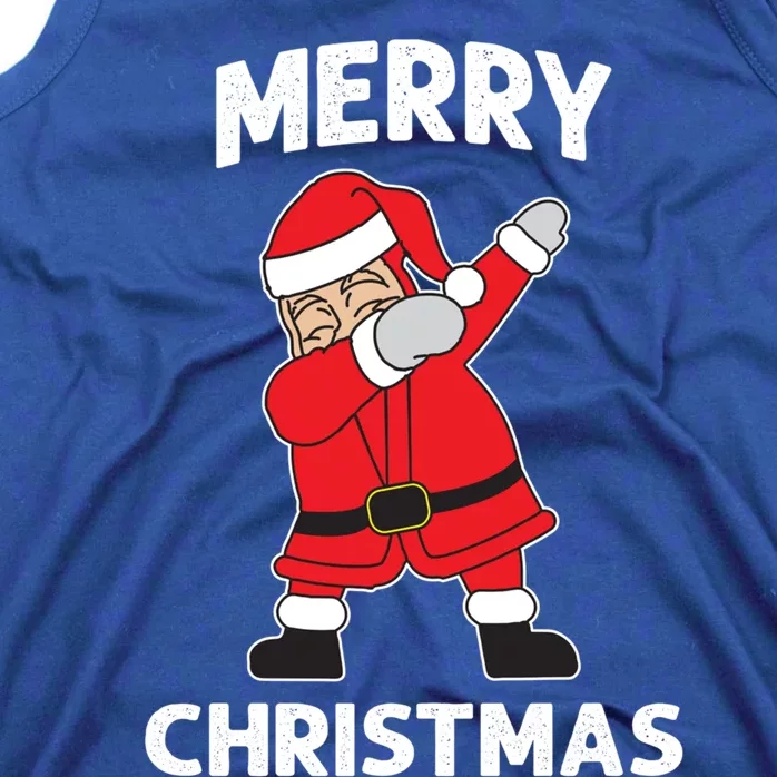 Dabbing Santa Claus Christmas Funny Gift Tank Top