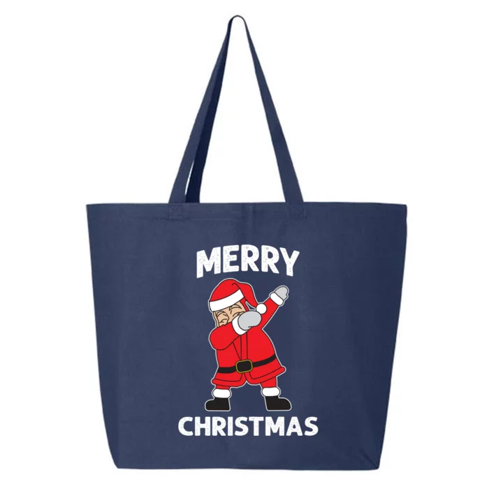 Dabbing Santa Claus Christmas Funny Gift 25L Jumbo Tote