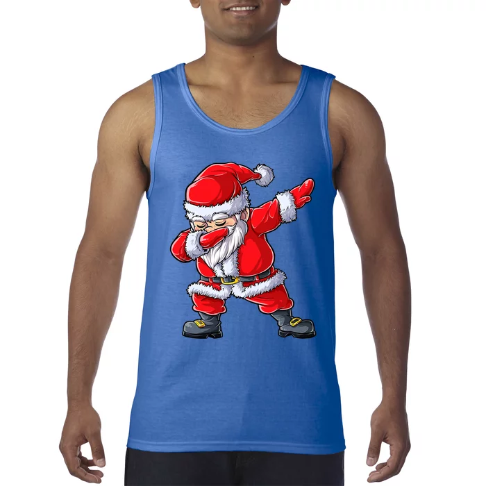 Dabbing Santa Claus Christmas Boys Funny Xmas Dab Dance Great Gift Tank Top