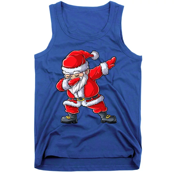 Dabbing Santa Claus Christmas Boys Funny Xmas Dab Dance Great Gift Tank Top