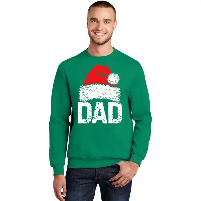 Dad Santa Christmas Family Matching Pajamas Papa Xmas Father Sweatshirt