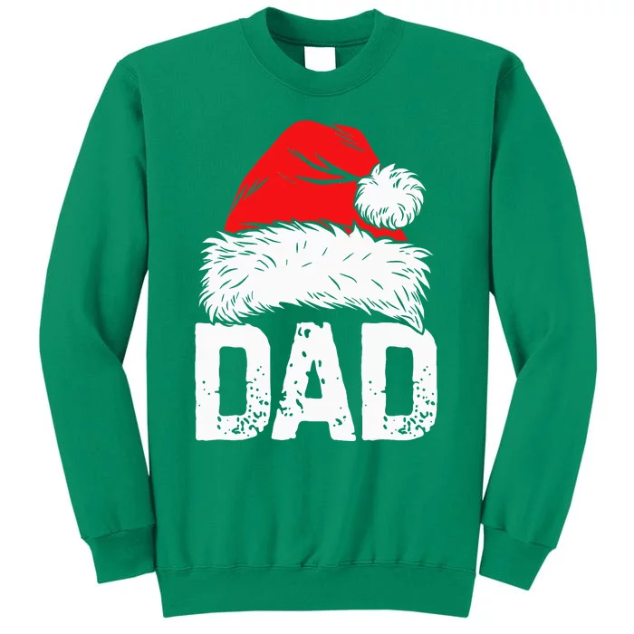 Dad Santa Christmas Family Matching Pajamas Papa Xmas Father Sweatshirt