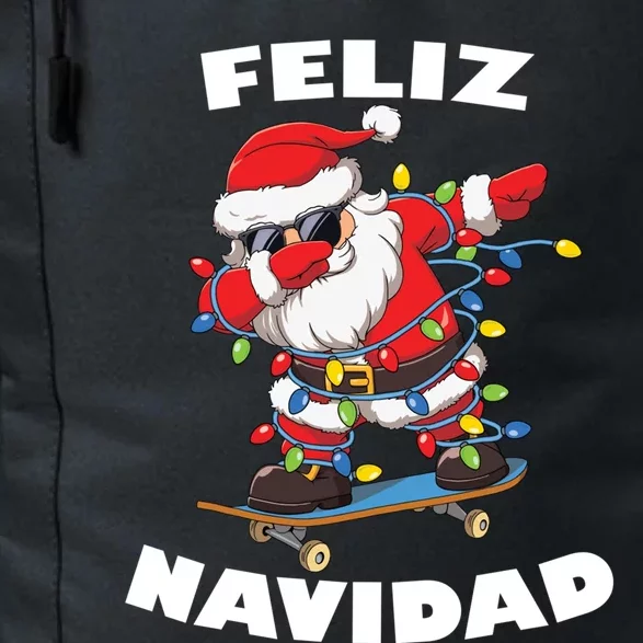 Dabbing Santa Claus Merry Christmas Feliz Navidad Gift Daily Commute Backpack