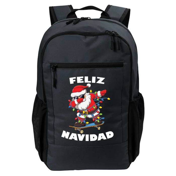 Dabbing Santa Claus Merry Christmas Feliz Navidad Gift Daily Commute Backpack