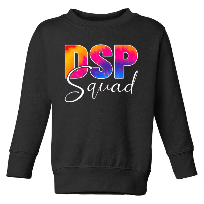 Dsp Squad Colorful Watercolor Pride Toddler Sweatshirt