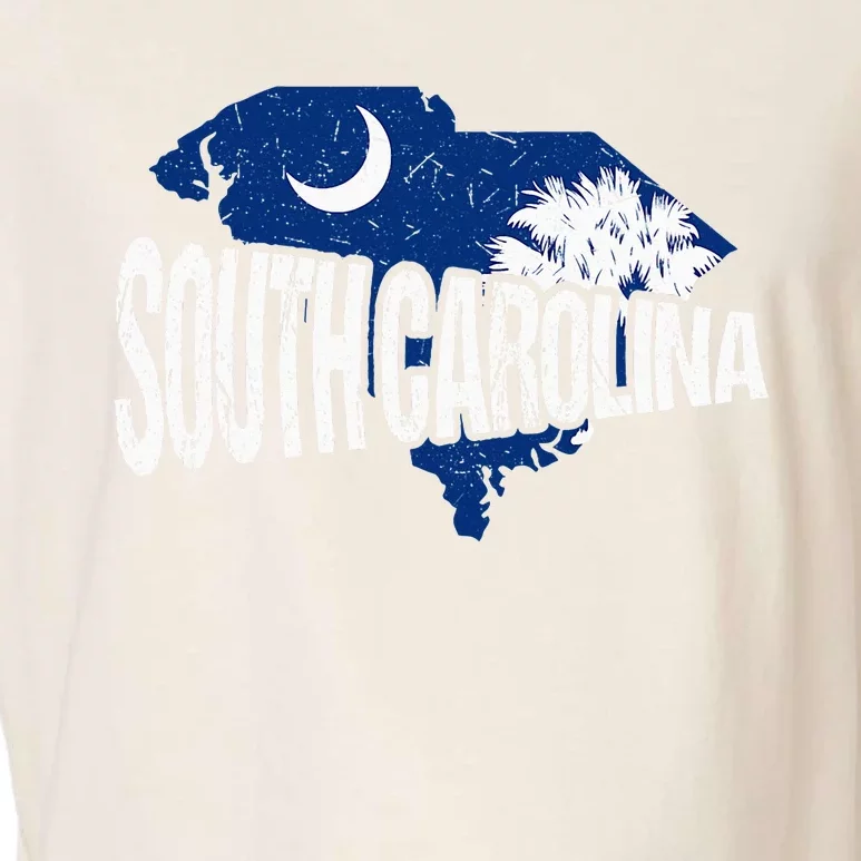 Distressed South Carolina Garment-Dyed Women's Muscle Tee