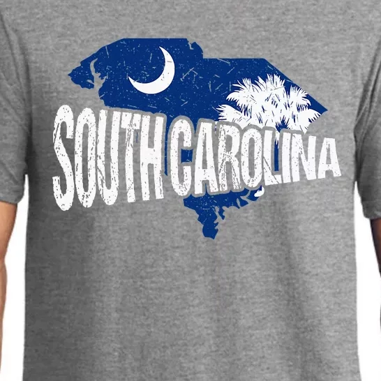 Distressed South Carolina Pajama Set