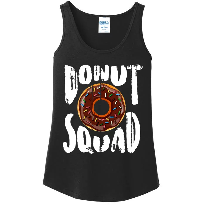 Donut Squad Cool Donut Lover Doughnut Gift Ladies Essential Tank