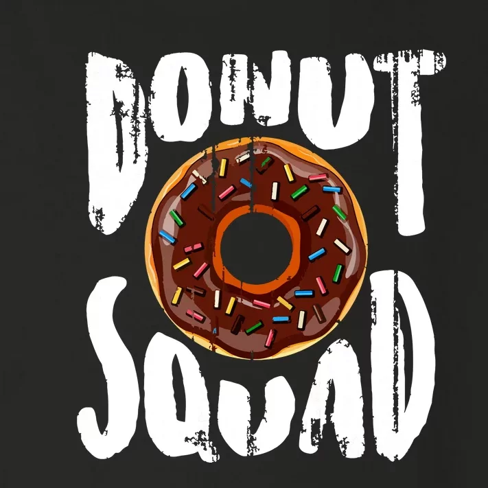 Donut Squad Cool Donut Lover Doughnut Gift Toddler Long Sleeve Shirt