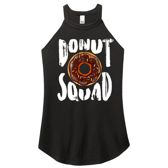 Donut Squad Cool Donut Lover Doughnut Gift Women’s Perfect Tri Rocker Tank