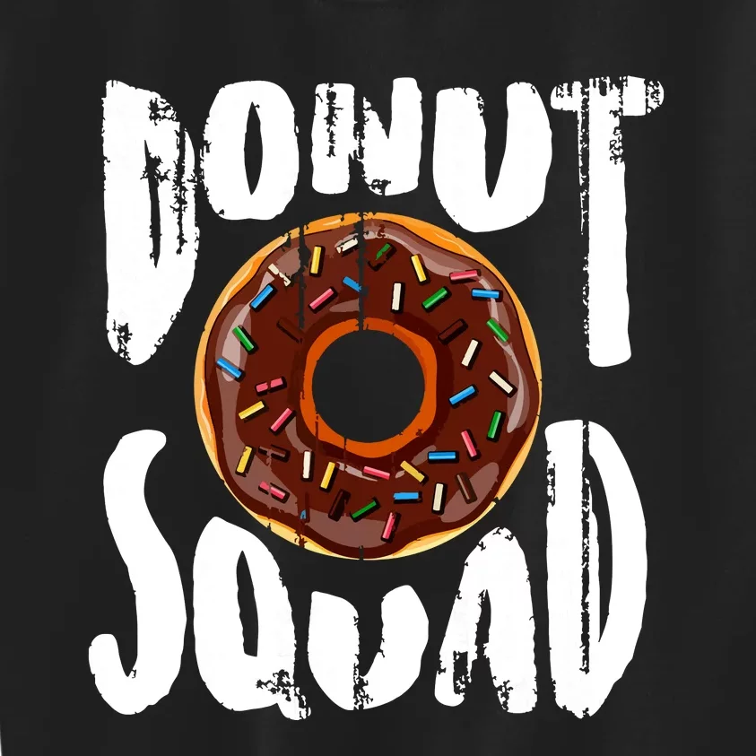 Donut Squad Cool Donut Lover Doughnut Gift Kids Sweatshirt