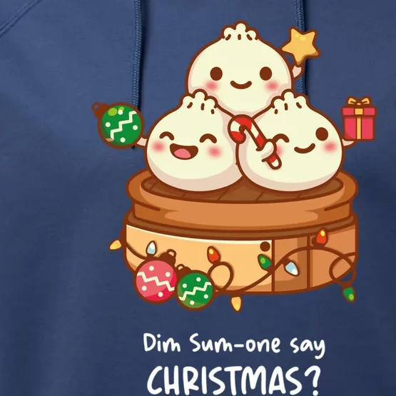 DIM SUM CHRISTMAS TEE Classic Performance Fleece Hoodie