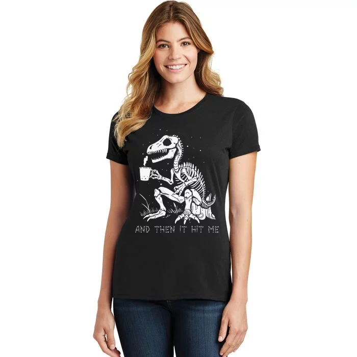 Dinosaur Skeleton Costume Goth Women Halloween Women's T-Shirt