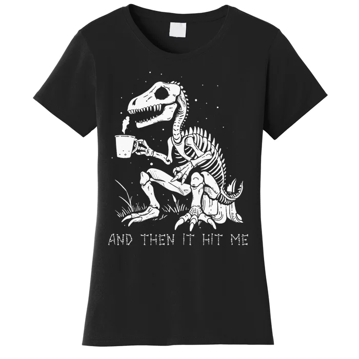 Dinosaur Skeleton Costume Goth Women Halloween Women's T-Shirt