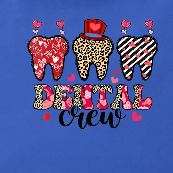 Dental Squad Cute Teeth Dental Assistant Valentine's Day Gift Zip Tote Bag