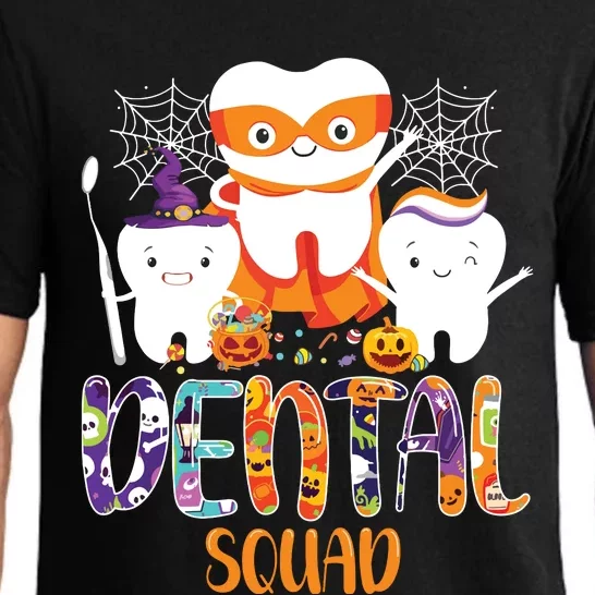 Dental Squad Costume Trick Or Teeth Denstist Halloween Ghost Pajama Set