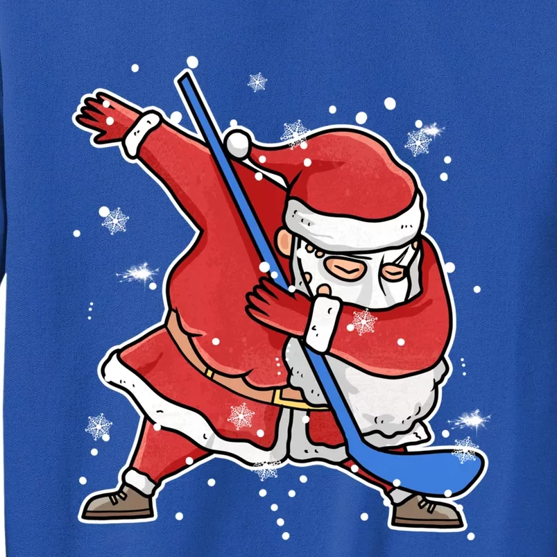 Dabbing Santa Christmas Ice Hockey Player Cool Xgiftmas Pajama Gift Tall Sweatshirt