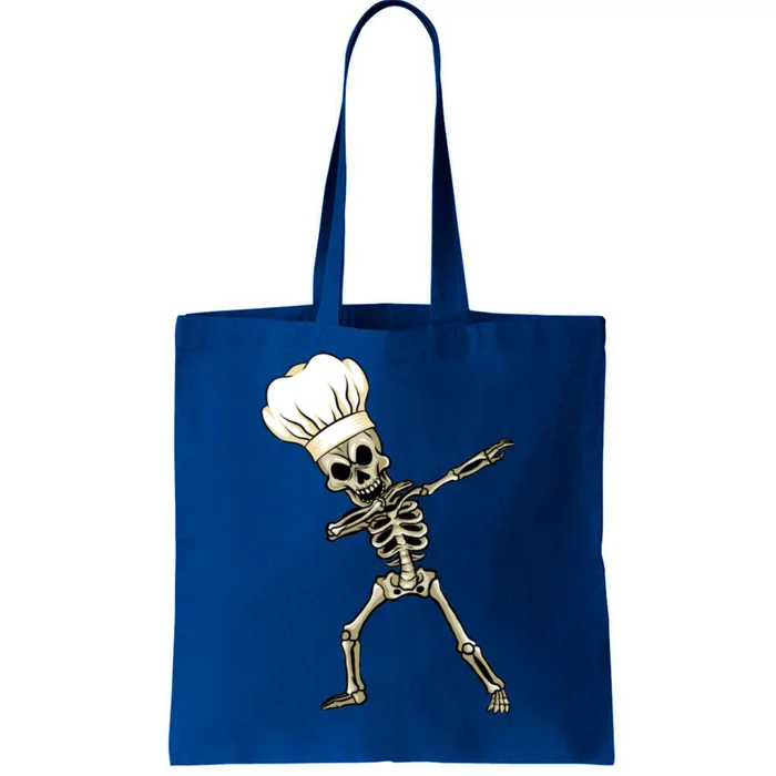 Dabbing Skeleton Chef Halloween Dabbing Scary Chef Gift Tote Bag