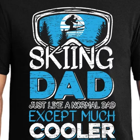 Dad Ski Cool Dad Christmas Stepfather Gift Pajama Set