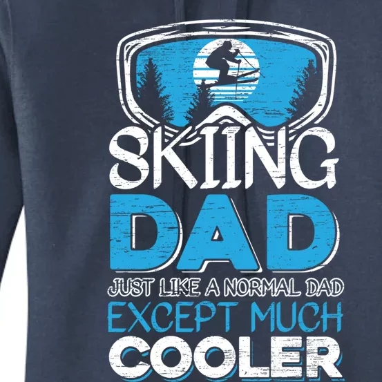 Dad Ski Cool Dad Christmas Stepfather Gift Women's Pullover Hoodie