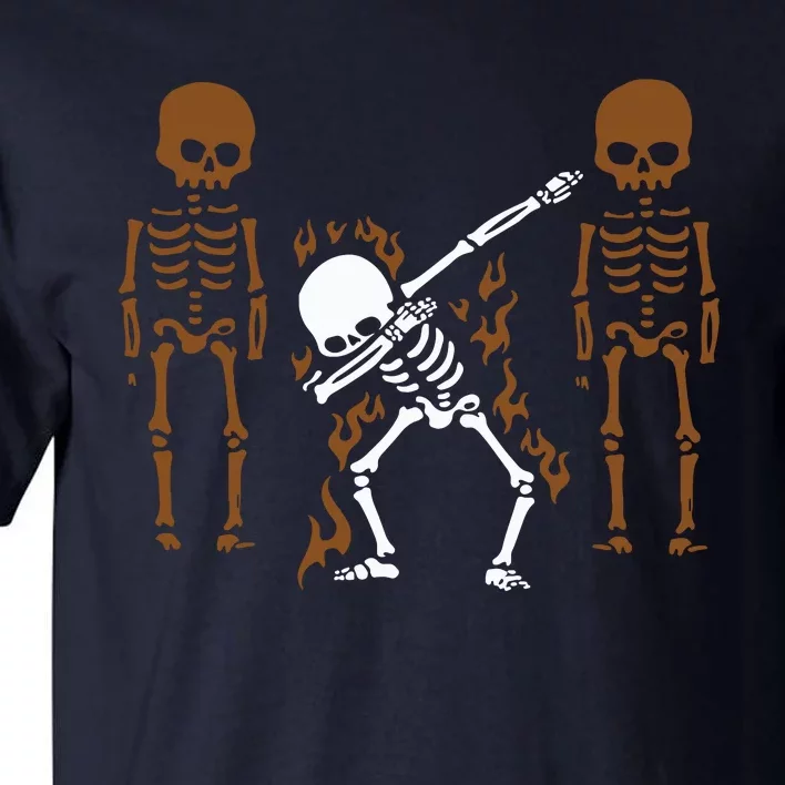 Dabbing Skeleton Dab Dance Halloween Gift Tall T-Shirt