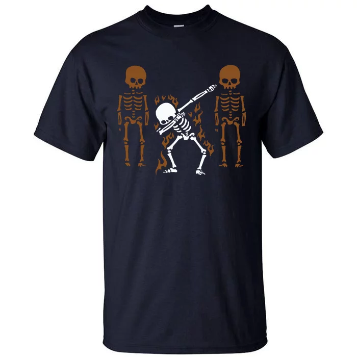 Dabbing Skeleton Dab Dance Halloween Gift Tall T-Shirt