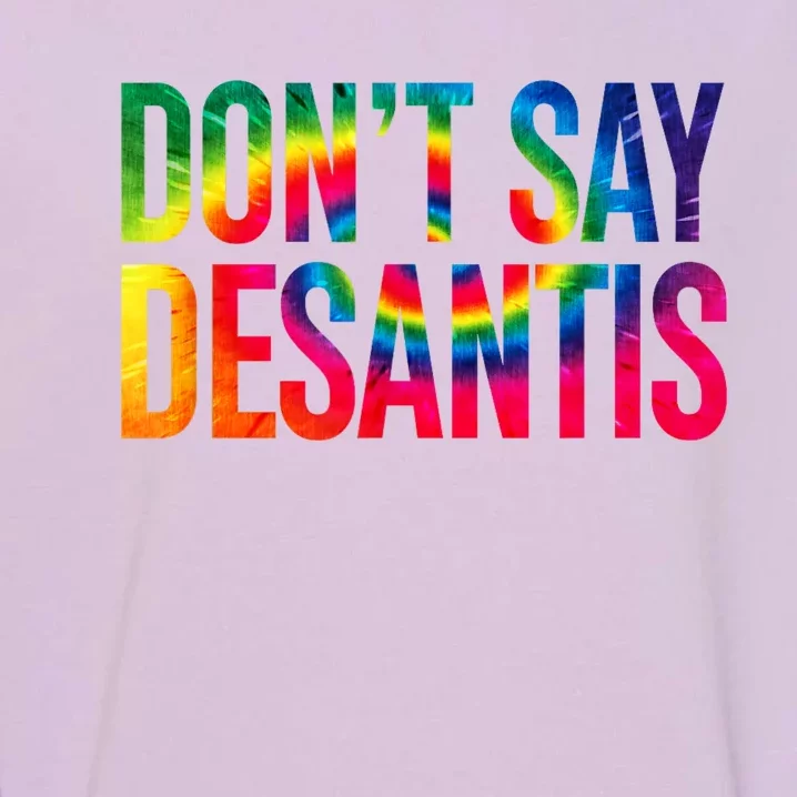 Don't Say DeSantis Florida Say Gay LGBTQ Pride Anti DeSantis Garment-Dyed Sweatshirt