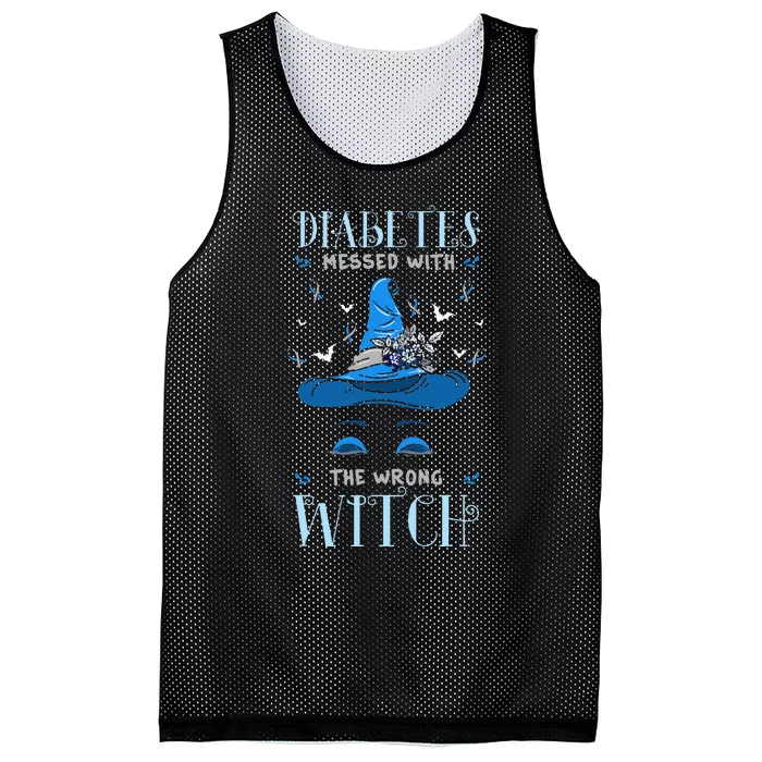 Diabetes Survivors Diabetic Patient Halloween Witch Costume Mesh Reversible Basketball Jersey Tank